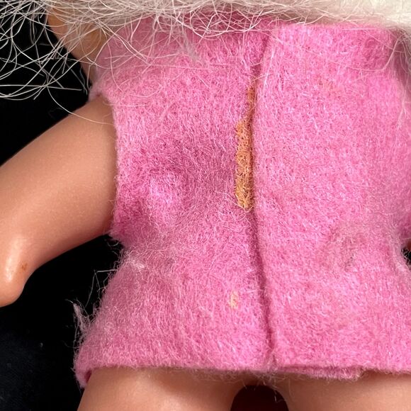 Dam 1986 Troll Pink Dress Vtg Slight Condition Issues - Picture 5 of 7